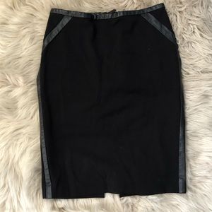 H&M black pencil skirt